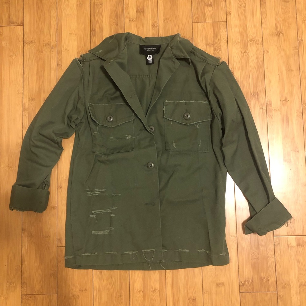 After Party by Nasty Gal Distressed Jacket